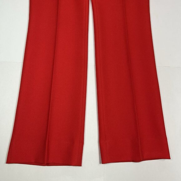 Vtg 70s Panhandle Slim Women 2pc Pants Suit Vibrant Red Western Sz 24/ M ? Flaw - Picture 14 of 16